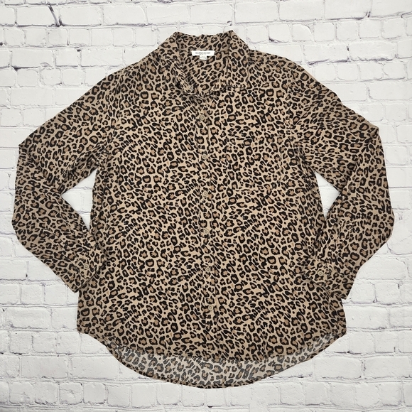 beachlunchlounge Tops - Beach lunch lounge Leopard Print Women's Lounge Shirt